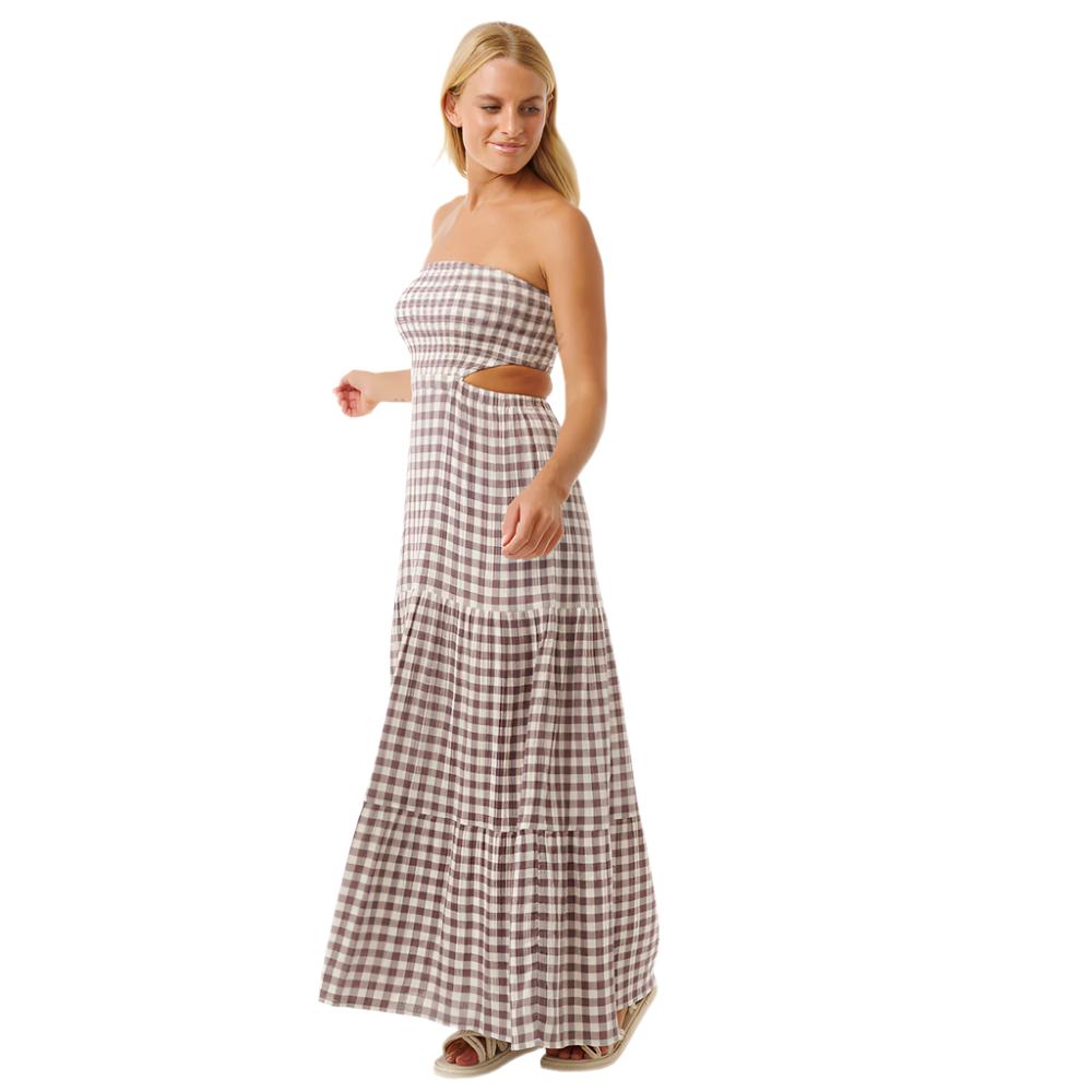 Premium Surf Check Maxi Dress - Womens