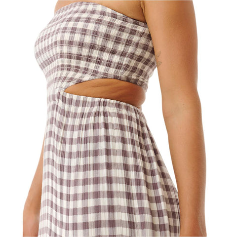 Premium Surf Check Maxi Dress - Womens