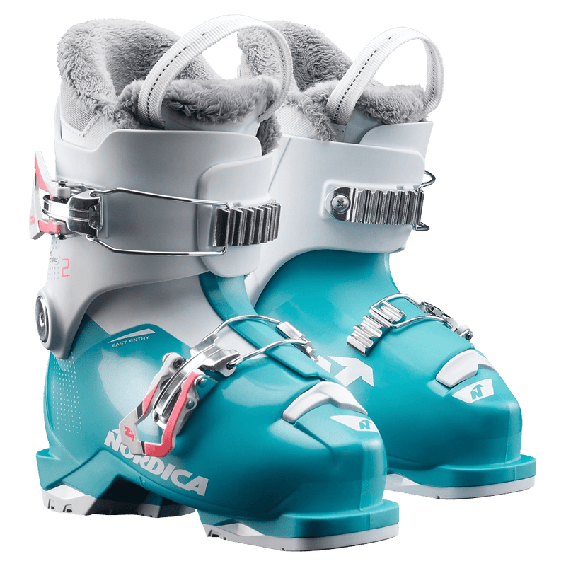 Side view of Nordica Speedmachine J2 Girl Ski Boots - Kids