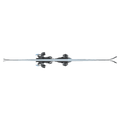 Side view of the Nordica 2027 Wild Belle DC 84 Ski w/ Binding for Women.