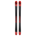 Base view of the Nordica 2027 Enforcer 99 Ski, featuring a black base, red tips and tail and contrast branding