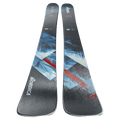 Top view of the Nordica 2027 Enforcer 99 Ski, featuring a spliced graphic design in red, blue, and black