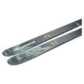 Top view of the Nordica 2027 Enforcer 94 Ski, featuring a spliced graphic design in orange, green, and black.