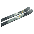 Top view of the Nordica 2027 Enforcer 94 Ski, featuring a spliced graphic design in orange, green, and black.