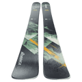 Top view of the Nordica 2027 Enforcer 94 Ski, featuring a spliced graphic design in orange, green, and black.