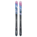 Top view of the Nordica 2027 Santa Ana 92 Ski for Women, featuring a mountain graphic in blue, lavender, and black.