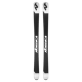 Base view of Nordica 2027 Santa Ana 87 Ski for Women with a black base and white tip, tail and branding