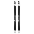 Base view of the Nordica 2027 Santa Ana 82 Ski for Women featuring a blacj base with white tips and tail and contrast branding