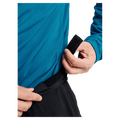 Detail view of a man wearing the Burton AK Cyclic Gore-Tex 2L Snowboard Pants in Black