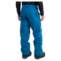 Rear view of a man wearing the Burton AK Cyclic Gore-Tex 2L Snowboard Pants in Blue Teal