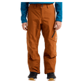 Front view of a man wearing the Burton AK Cyclic Gore-Tex 2L Snowboard Pants in Chestnut Brown