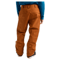 Rear view of a man wearing the Burton AK Cyclic Gore-Tex 2L Snowboard Pants in Chestnut Brown
