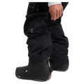 Detailed cropped view of a man wearing the Burton AK Swash Gore-Tex 2L Snowboard Pants in black