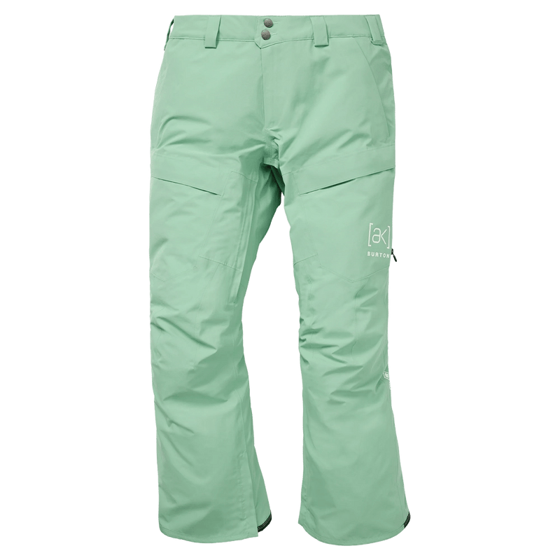 Product view of the Burton AK Swash Gore-Tex 2L Snowboard Pants in soft sage