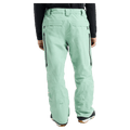 Rear cropped view of a man wearing the Burton AK Swash Gore-Tex 2L Snowboard Pants in soft sage