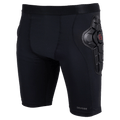 Black Burton Total Impact protection shorts with integrated G-Form hip padding and DRYRIDE logo on the leg.