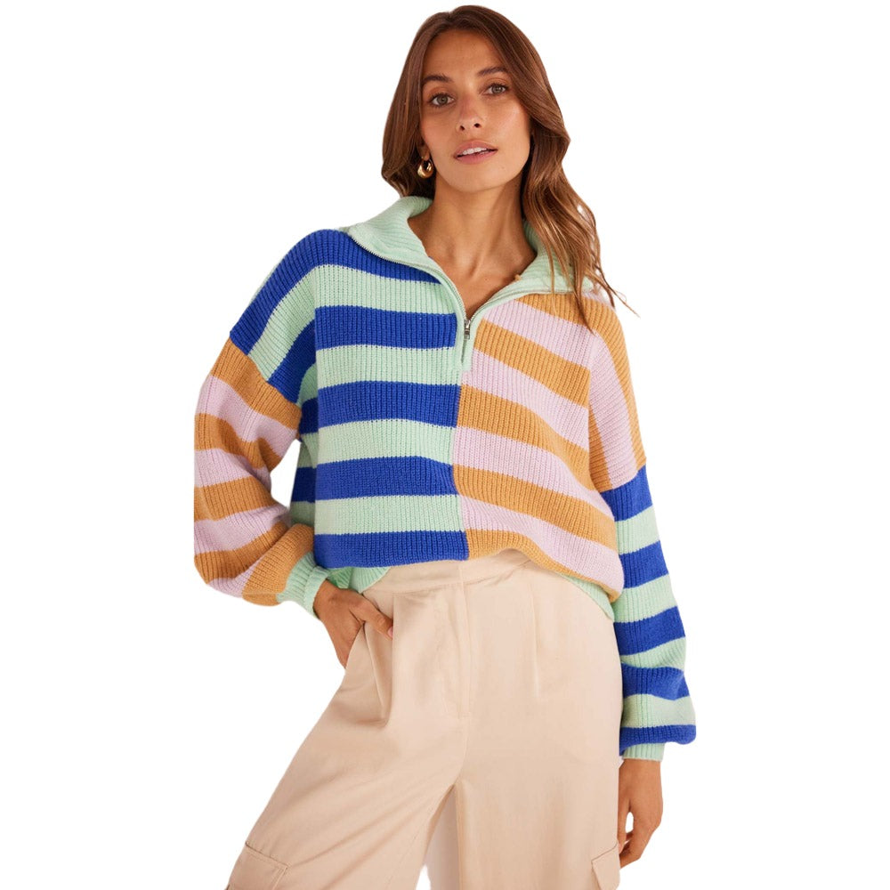Astrid Quarter Zip Jumper Womens