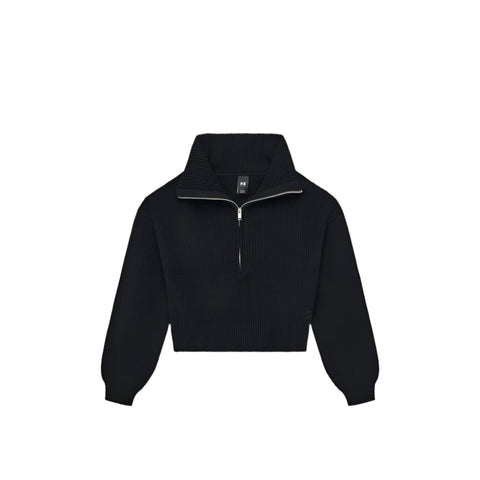 High Season Zip Neck Knit Jumper - Womens