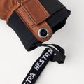 View of Hestra Fall Line 5 Finger Glove in colour Brown/Brown