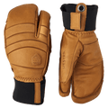 Hestra Leather Fall Line 3 Finger Glove in colour Cork.
