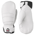 View of Hestra Leather Fall Line Mitt - Womens in colour White.