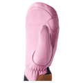 View of Hestra Leather Fall Line Mitt - Womens in colour Cerise.