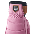 View of Hestra Leather Fall Line Mitt - Womens in colour Cerise.