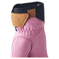 View of Hestra Leather Fall Line Mitt - Womens in colour Cerise.
