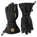 Hestra Army Leather Gore-Tex 5 Finger Glove in colour Black/Black.