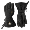Hestra Army Leather Gore-Tex 5 Finger Glove in colour Black/Black.