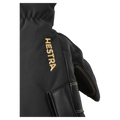 View of Hestra Army Leather Gore-Tex 3 Finger Glove in Black/Black.