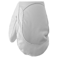 Hestra Heli Ski Mitt - Womens in colour Pale Grey/Off White.