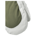 View of Hestra Heli Ski Mitt - Womens in colour Olive & Off White.