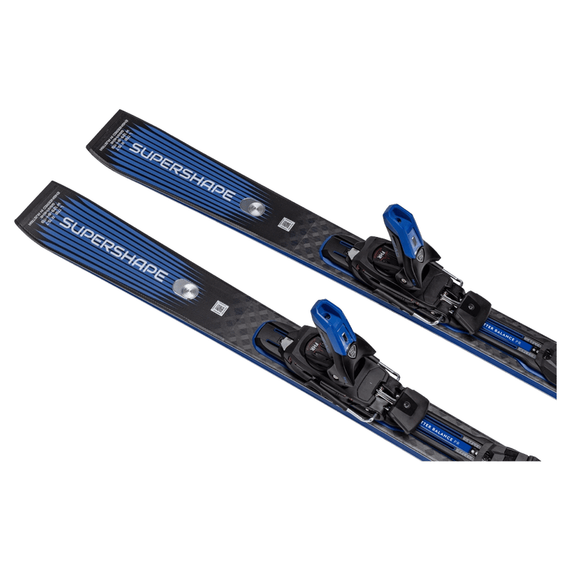 Tail view of Head 2027 Supershape e-Titan SW Ski w/ Bindings