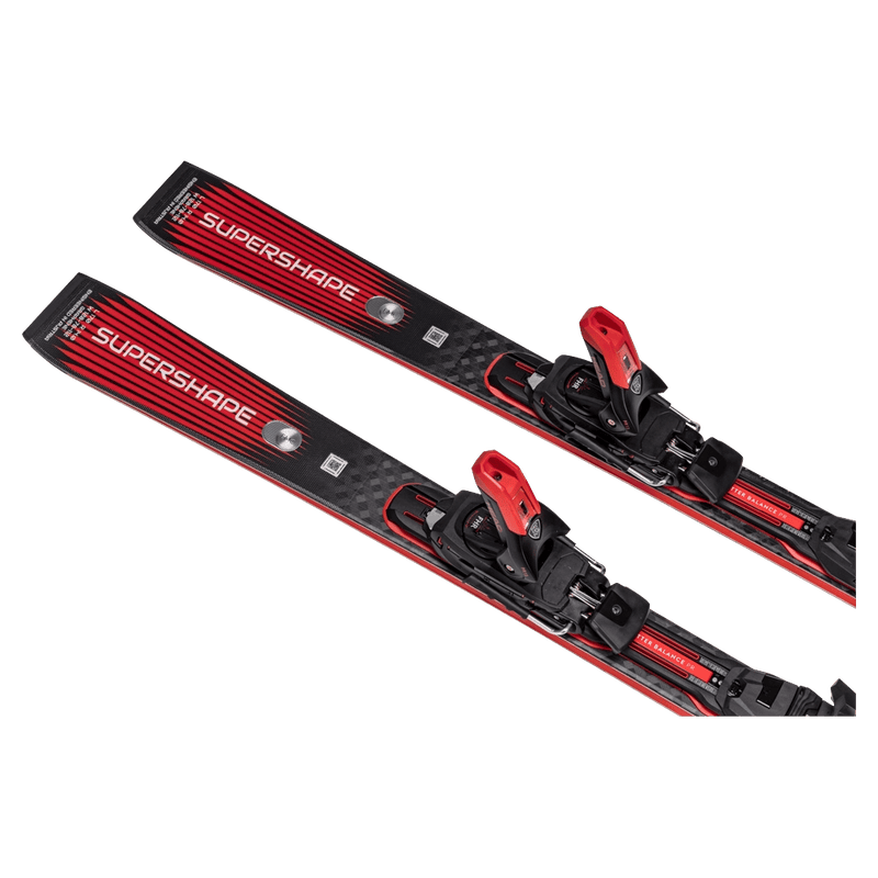Tail view of Head 2027 Supershape e-Rally SW Ski w/ Bindings
