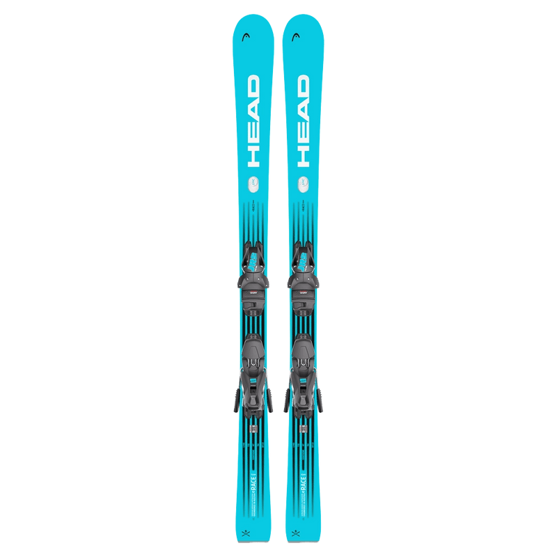 Top view of Head 2027 WC e.Race Team SW Jr Ski w/ Bindings - Kids