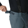 Tab view of man in Spyder Dare Ski Pants in colour Slate Blue