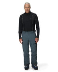 Front view of man in Spyder Dare Ski Pants in colour Slate Blue