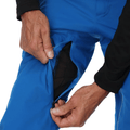 Inner view of man in Spyder Dare Ski Pants in colour Cobolt
