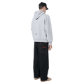 Side view of Barney Cools Scribe Hood in colour Grey.
