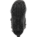 Sole view of the Nitro Profile Step On TLS Snowboard Boots in Black colourway, men's model.
