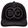 Front view of Barney Cools Stitch Cap in colour Black.