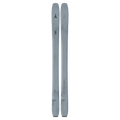 Top view of the Atomic 2027 Backland 102 Ski in Black featuring a washed black glossy topsheet with black branding
