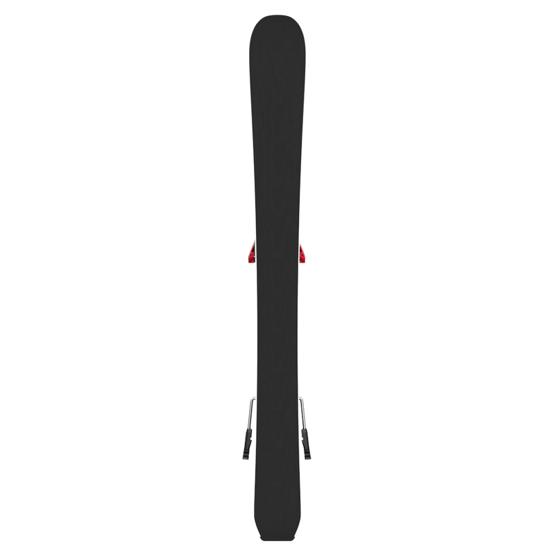 Base view of the Atomic 2026 Maverick Jr Ski (70-90) w/ Binding - Kids in Metallic Red
