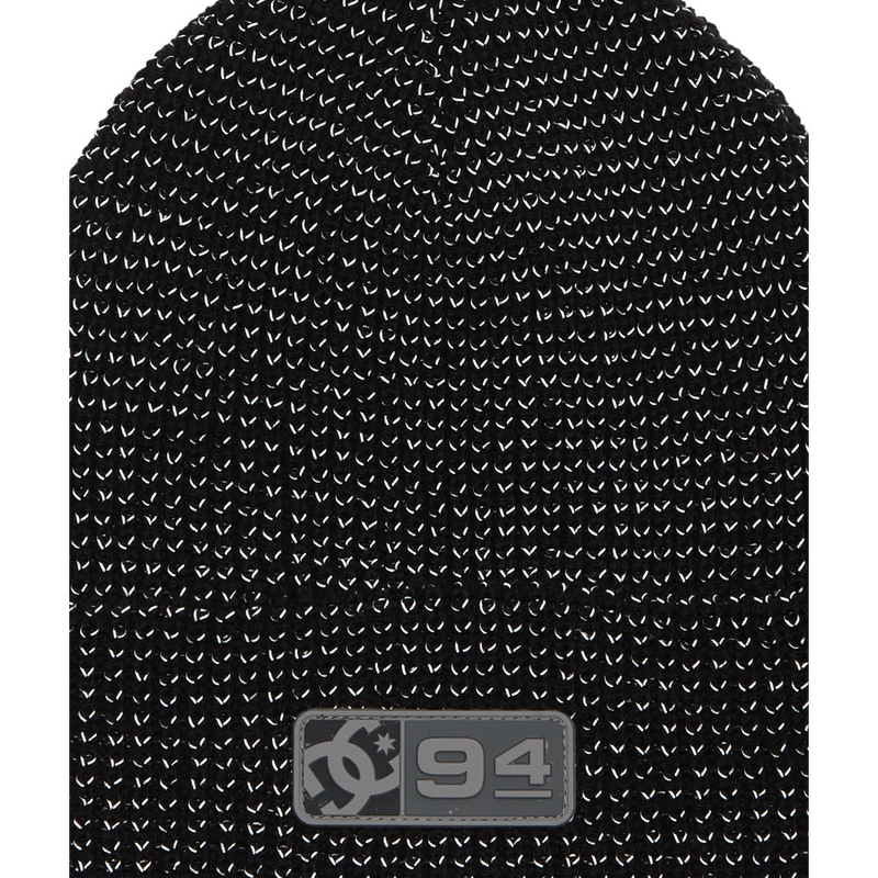 Detail image of the Sight Beanie in Reflective Black