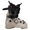 Side view of the Atomic Hawx Prime 130 S Boa GW Ski Boots in Cement Balck Red.