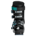 Front view of the Atomic Hawx 4 Ski Boots - Kids in Black-Aqua