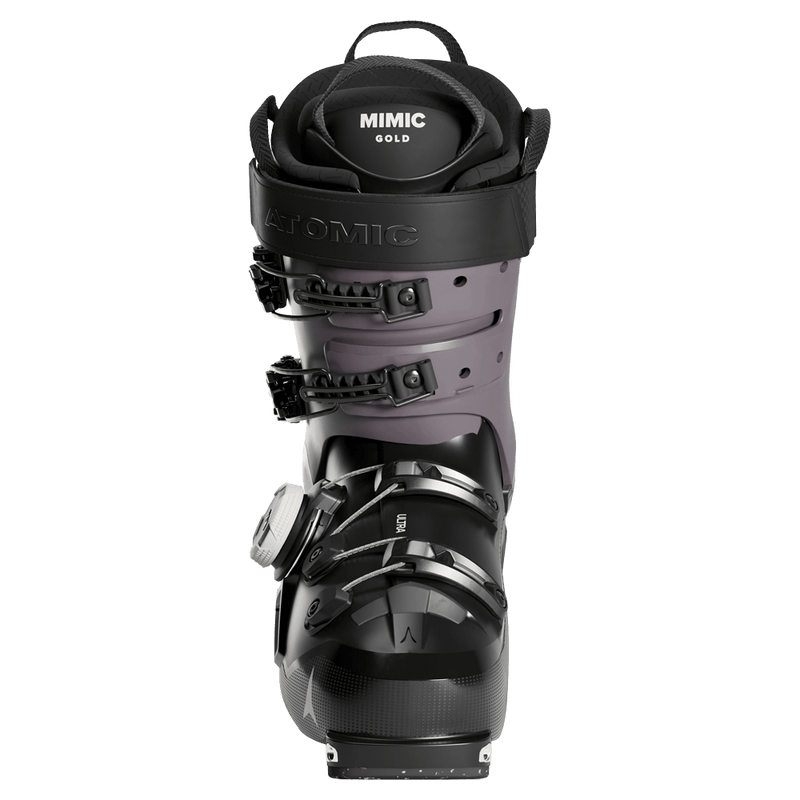 Front view of the Atomic Hawx Ultra XTD 105 BOA Ski Boots for women in Black - Not Purple