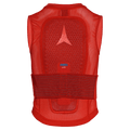 Rear view of the Atomic Live Shield AMID Lite Vest - Kids in Red