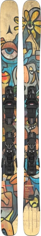 Top Atomic M 10 GW view of Atomic 2027 Bent Chetler Mini Ski w/ Binding - Kids
